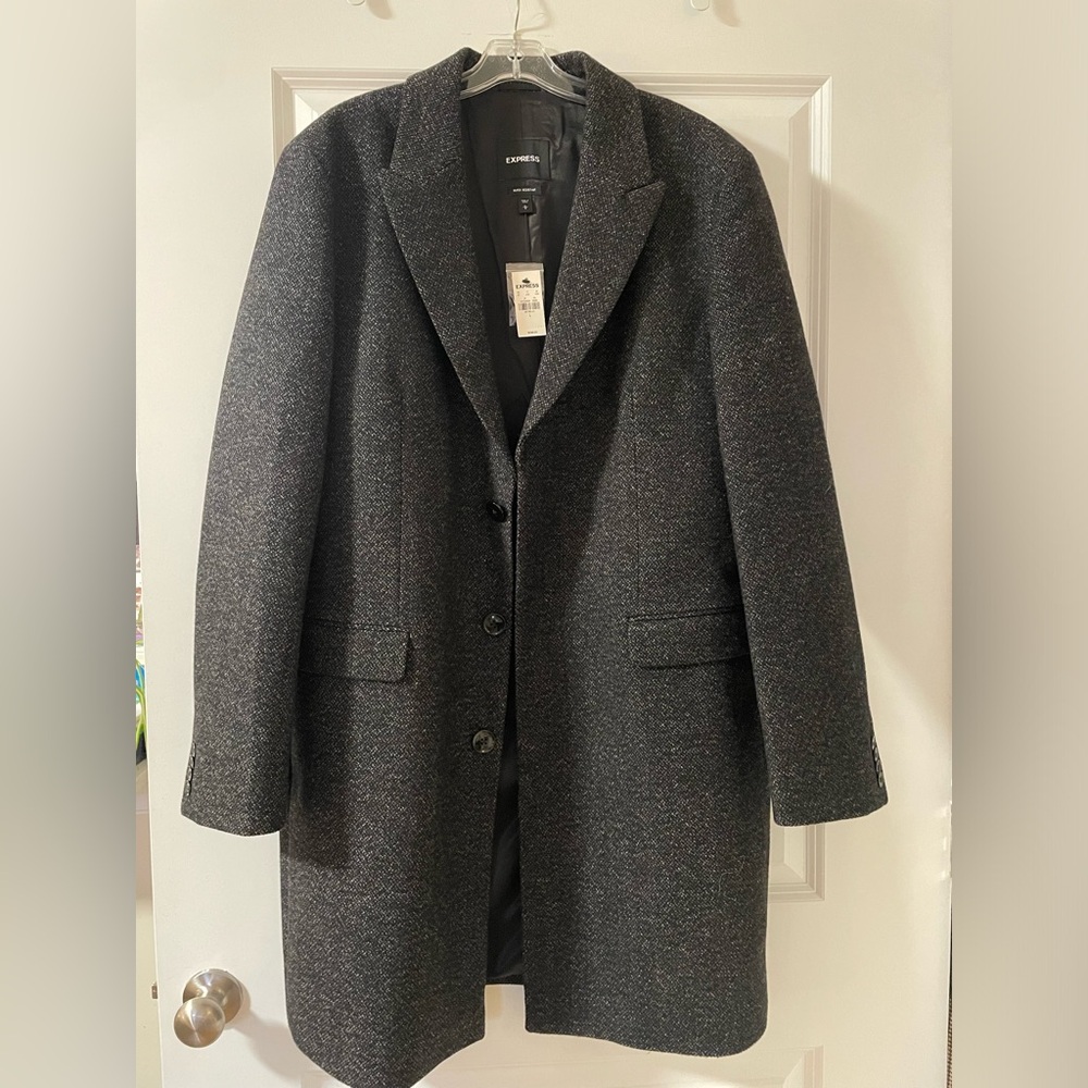 Express Men’s Large Water Resistant Top Coat